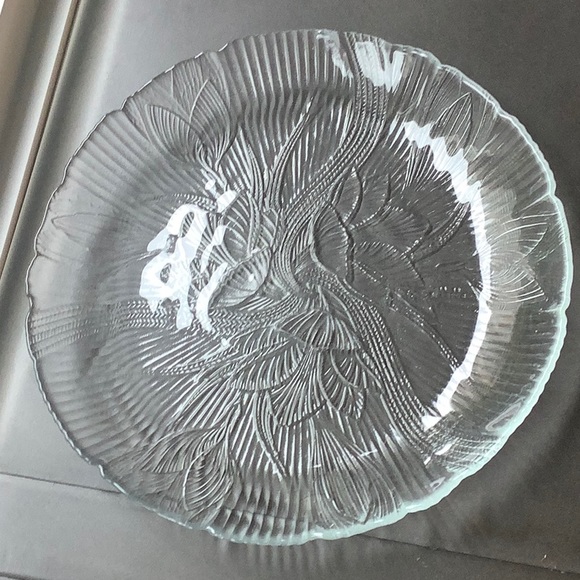 Dining Vintage Set Of 6 8 Decorative Glass Plates Poshmark